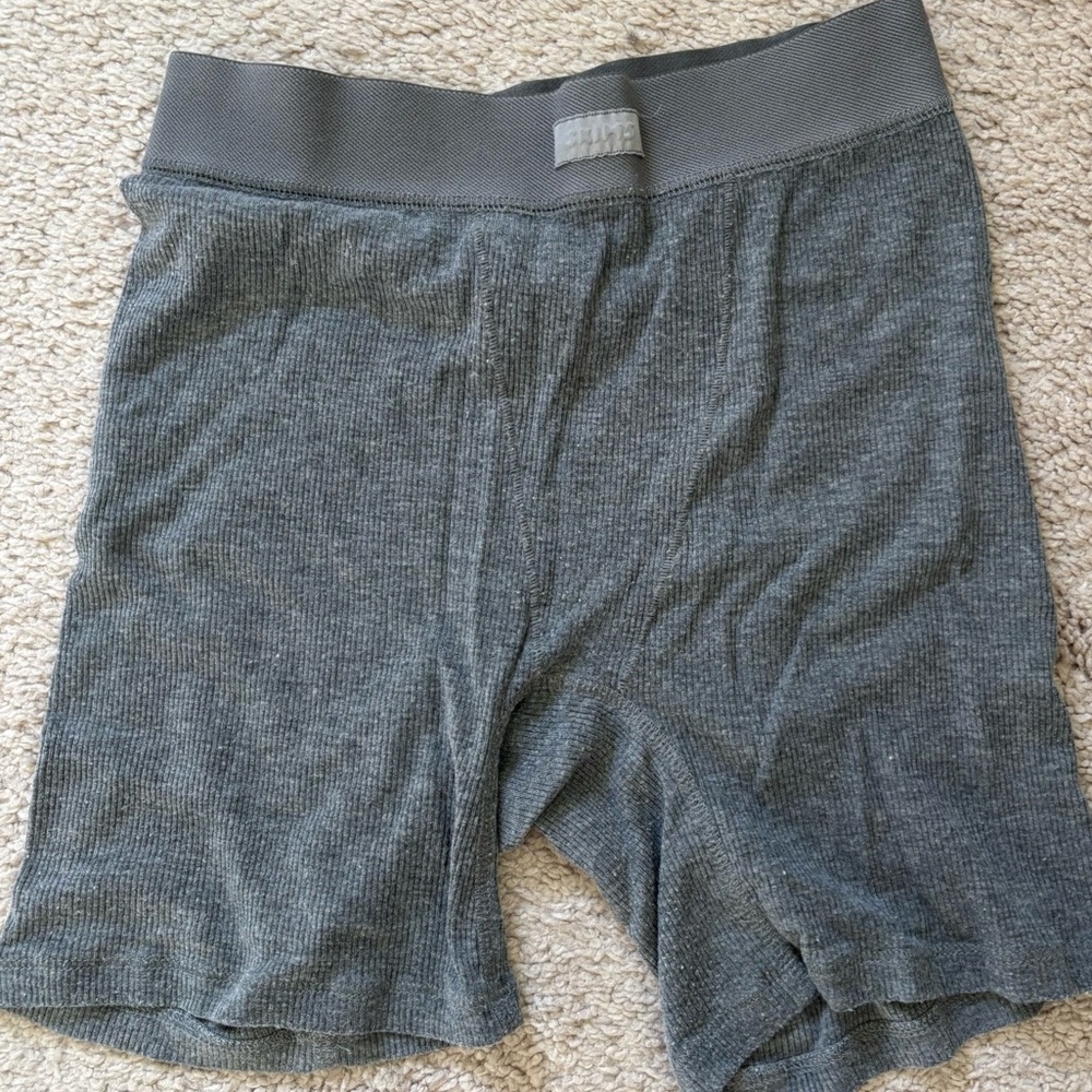 Skims Cotton Rib Boxer - Picture 2 of 2